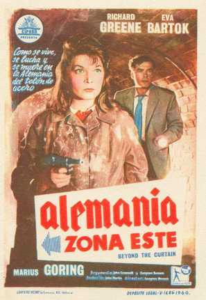 Beyond the Curtain - Spanish Movie Poster (thumbnail)