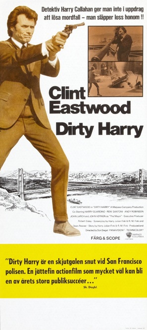 Dirty Harry - Swedish Movie Poster (thumbnail)