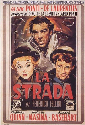 La strada - Italian Movie Poster (thumbnail)