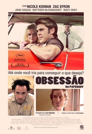 The Paperboy - Brazilian Movie Poster (thumbnail)