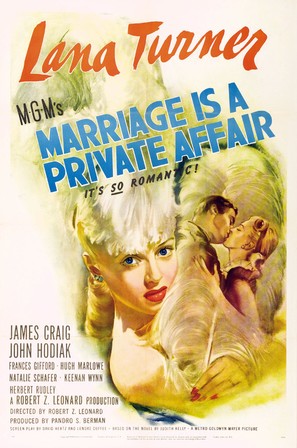 Marriage Is a Private Affair - Movie Poster (thumbnail)