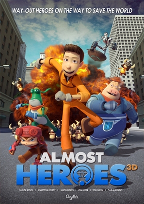 Almost Heroes 3D - South Korean Movie Poster (thumbnail)