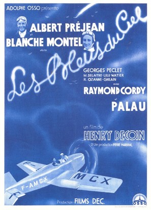 Les bleus du ciel - French Movie Poster (thumbnail)