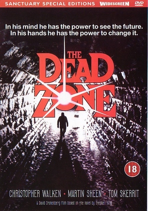 The Dead Zone - British DVD movie cover (thumbnail)