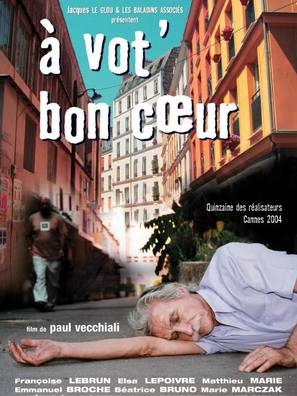 &Agrave; vot&#039; bon coeur - French poster (thumbnail)