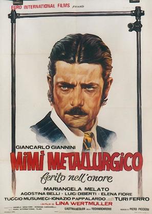 Mim&igrave; metallurgico ferito nell&#039;onore - Italian Movie Poster (thumbnail)