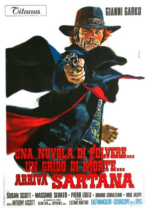 Una nuvola di polvere... un grido di morte... arriva Sartana - Italian Movie Poster (thumbnail)