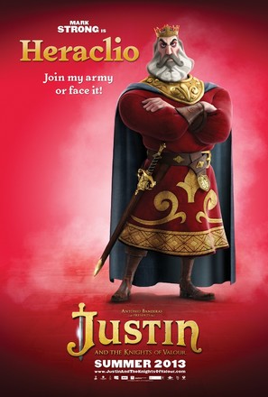 Justin and the Knights of Valour - British Movie Poster (thumbnail)
