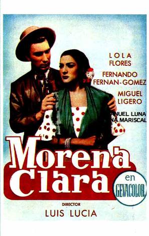 Morena Clara - Spanish Movie Poster (thumbnail)