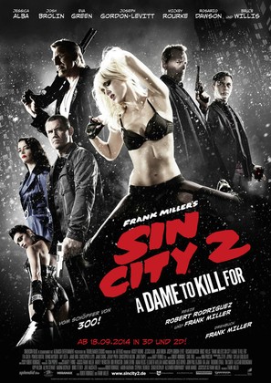 Sin City: A Dame to Kill For - German Movie Poster (thumbnail)