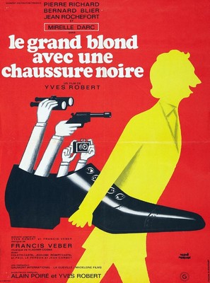 Le grand blond avec une chaussure noire - French Movie Poster (thumbnail)