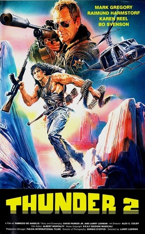 Thunder II - German VHS movie cover (thumbnail)
