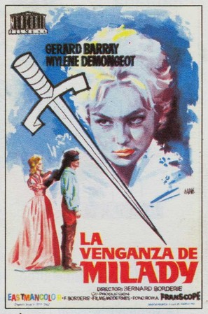 Les trois mousquetaires: Tome II - La vengeance de Milady - Spanish Movie Poster (thumbnail)