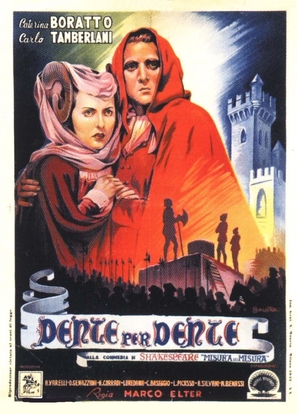 Dente per dente - Italian Movie Poster (thumbnail)