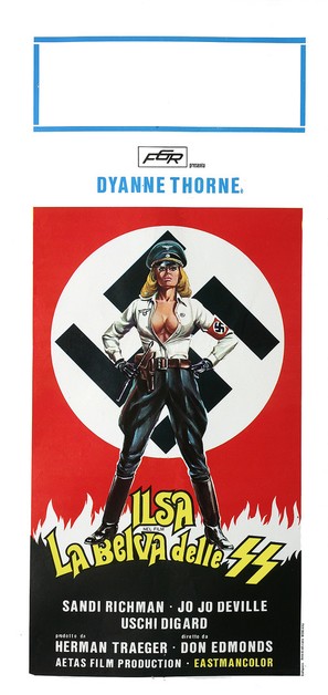 Ilsa: She Wolf of the SS - Italian Movie Poster (thumbnail)