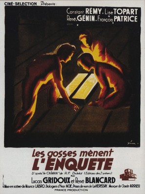 Les gosses m&egrave;nent l&#039;enqu&ecirc;te - French Movie Poster (thumbnail)