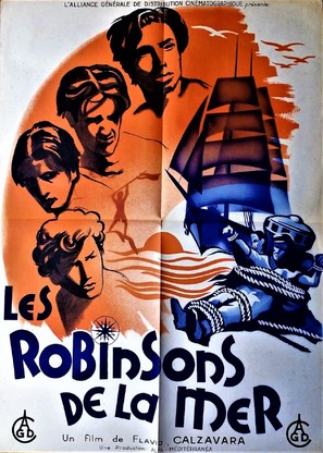 Piccoli naufraghi - French Movie Poster (thumbnail)