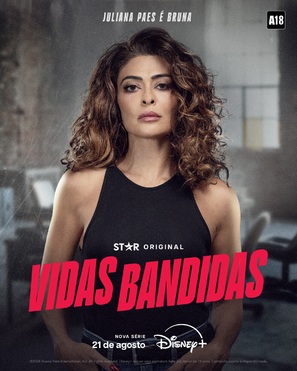 &quot;Vidas Bandidas&quot; - Brazilian Movie Poster (thumbnail)