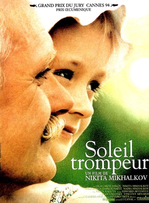 Utomlyonnye solntsem - French Movie Poster (thumbnail)