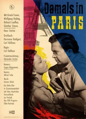 Damals in Paris Poster