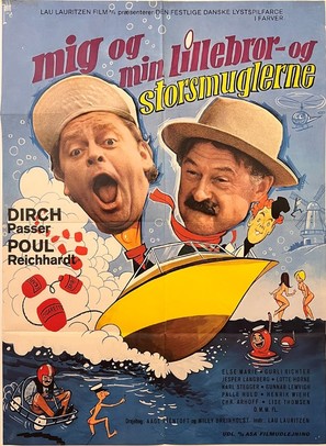 Mig og min lillebror og storsmuglerne - Danish Movie Poster (thumbnail)