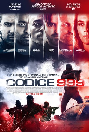 Triple 9 - Italian Movie Poster (thumbnail)