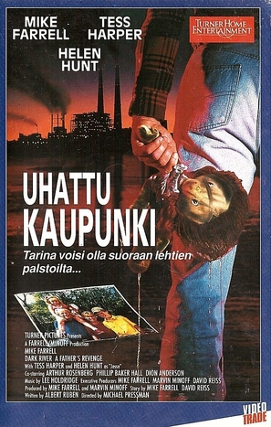 Incident at Dark River - Finnish VHS movie cover (thumbnail)