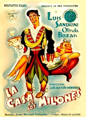 La casa de los millones - Spanish Movie Poster (thumbnail)