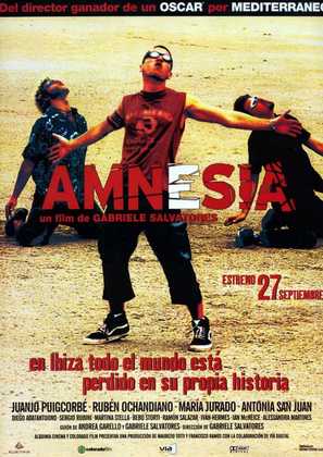 Amn&egrave;sia - Spanish Movie Poster (thumbnail)