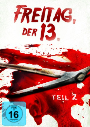 Friday the 13th Part 2 - German DVD movie cover (thumbnail)