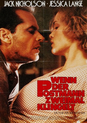 The Postman Always Rings Twice - German Movie Poster (thumbnail)