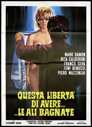 Questa libert&agrave; di avere... le ali bagnate - Italian Movie Poster (thumbnail)