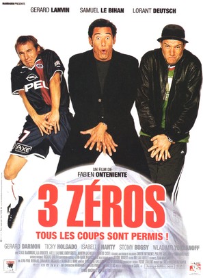 3 z&eacute;ros - French Movie Poster (thumbnail)