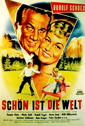 Sch&ouml;n ist die Welt - German Movie Poster (thumbnail)