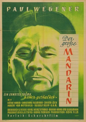 Der gro&szlig;e Mandarin - German Movie Poster (thumbnail)