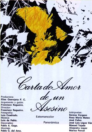 Carta de amor de un asesino - Spanish Movie Poster (thumbnail)