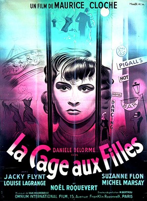 La cage aux filles - French Movie Poster (thumbnail)