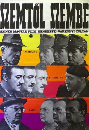 Szemt&ouml;l szembe - Hungarian Movie Poster (thumbnail)