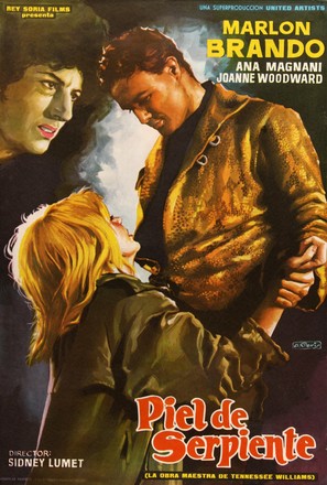 The Fugitive Kind - Spanish Movie Poster (thumbnail)