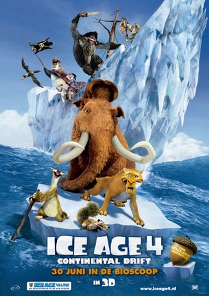 Ice Age: Continental Drift - Dutch Theatrical movie poster (thumbnail)