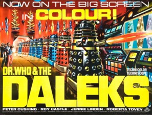 Dr. Who and the Daleks - British Movie Poster (thumbnail)