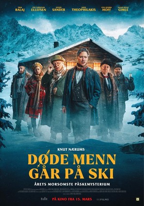 D&oslash;de menn g&aring;r p&aring; ski - Norwegian Movie Poster (thumbnail)