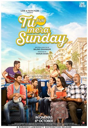 Tu Hai Mera Sunday - Indian Movie Poster (thumbnail)