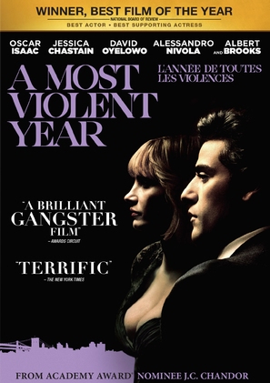 A Most Violent Year - Canadian DVD movie cover (thumbnail)