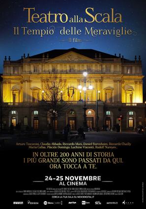 Teatro alla Scala: Il tempio delle meraviglie - Italian Movie Poster (thumbnail)