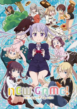 &quot;New Game!&quot; - Japanese Movie Poster (thumbnail)