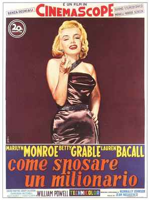 How to Marry a Millionaire - Italian Movie Poster (thumbnail)