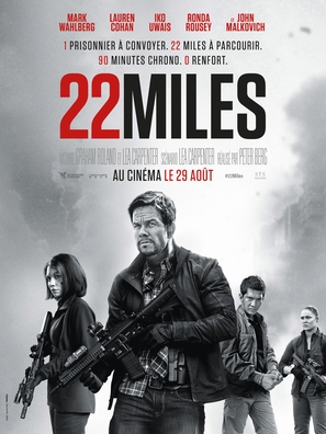 Mile 22 - French Movie Poster (thumbnail)