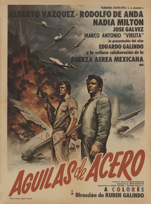 Aguilas de acero - Mexican Movie Poster (thumbnail)