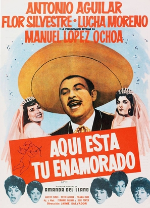 Aqu&iacute; est&aacute; tu enamorado - Mexican Movie Poster (thumbnail)